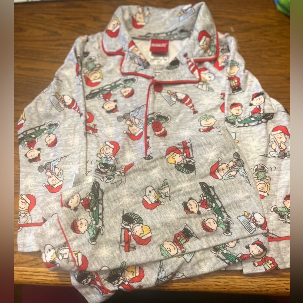 Peanuts Gray Kids Pajama Set